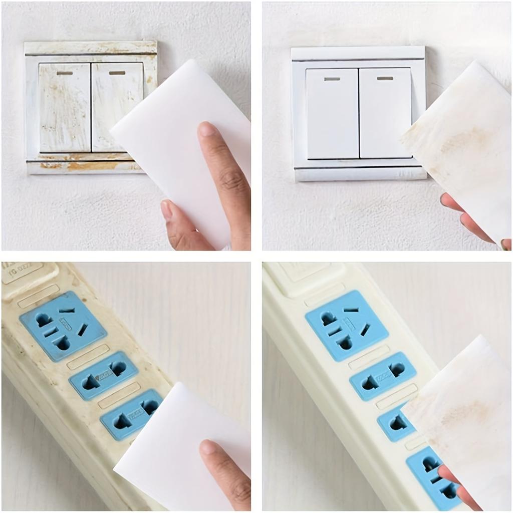 10pcs Magic Sponge Wipe, Melamine Foam Sponge, Household Cleaning Sponge Kitchen Cleaning Sponge, Car Wash Sponge