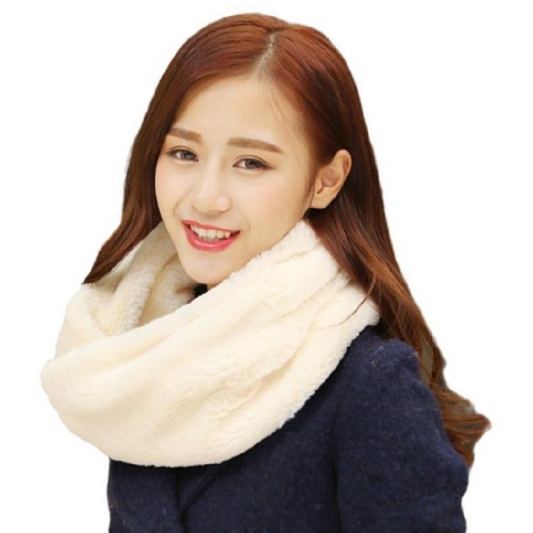 

Adjustable Winter Scarf Collar With Plush Faux Hair Insulation Windproof Neck Protector For Sensitive Skin Men Women Kids