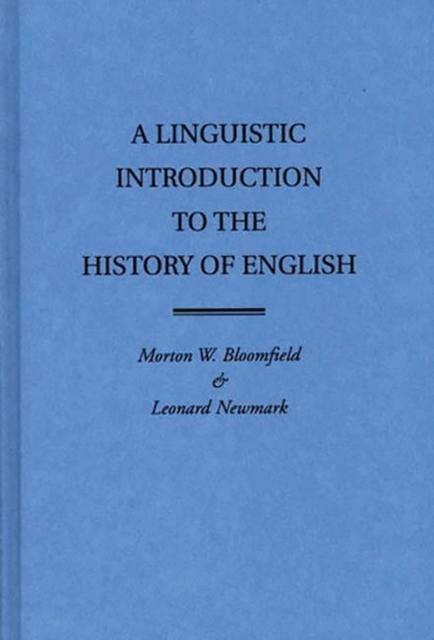 Grāmata A Linguistic Introduction To the History of English