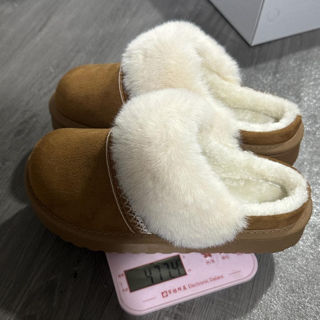 Retro ethnic wind cotton slippers 22 winter new outer wear thick-bottomed velvet thermal bag head slippers
