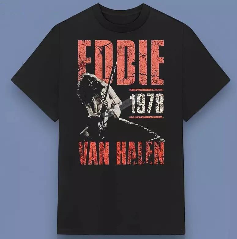 Eddie Van Halen Tour 1978 T-Shirt, All Size S-5XL Unisex T-Shirt XL