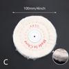 3/4/5/6/7/8" Wheels Buffing Polishing Wheel Cotton Lint Cloth Buffing Wheel Gold Silver Jewelry Mirror Polishing Wheel Flannelette