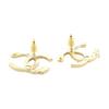 Chanel Rhinestone Earrings Women's Gold ABA125 B10006 NM021
