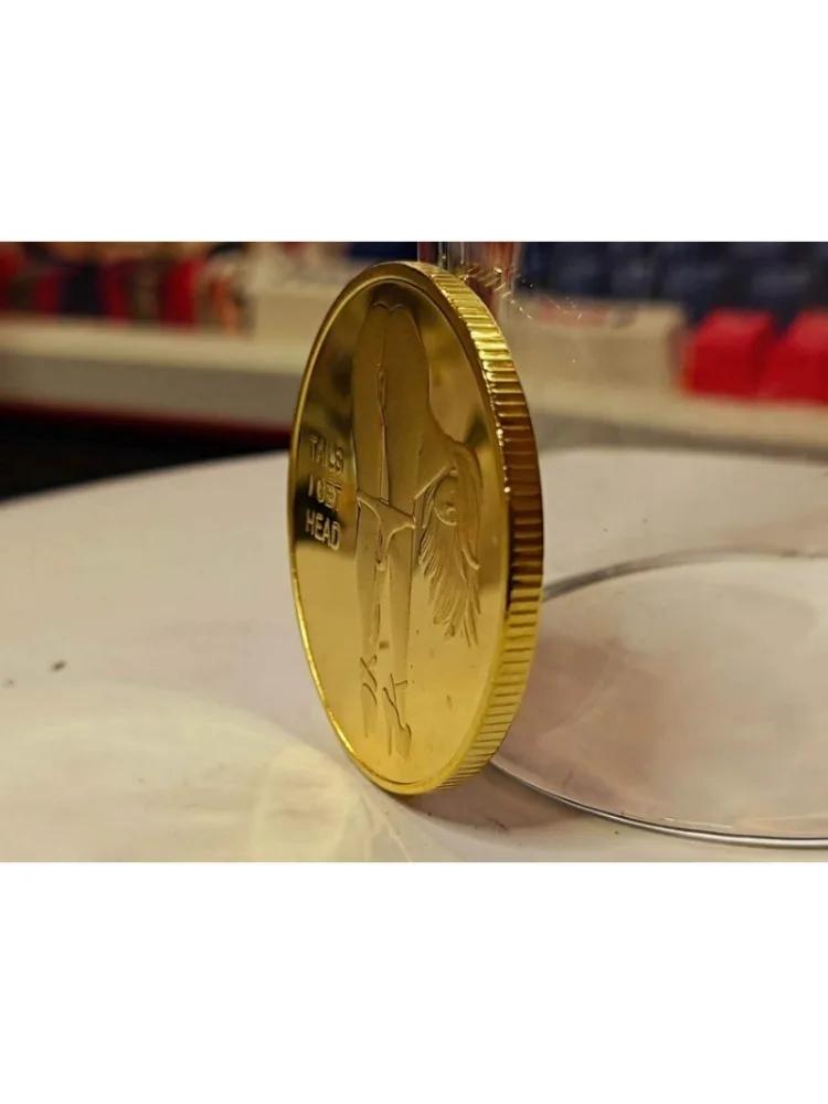 Deep Relief 1881 American Beauty Flower Skull Coin Silver Dollar Micro Seal Collection