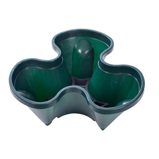 Vaso per Piante per Torre di Piante Fioriera Verticale Fioriera con Sottovaso Salvaspazio Fioriera Impilabile per Giardinaggio Urbano Fioriera Rialzata Balcone Terrazzo