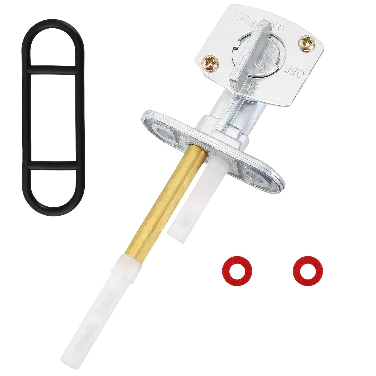 0470-445 Fuel Shut Off Gas Tank Petcock Valve Switch Compatible with Arctic Cat 250 300 400 500 375 454 0470-344 0470-363 0470-365 0470-401 DVX MRP