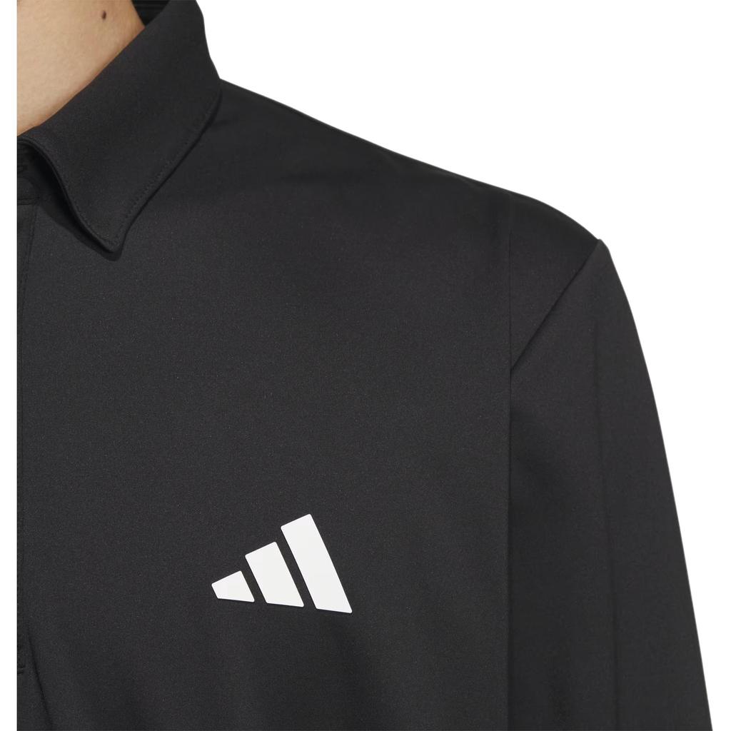 Adidas Clothing Polo Shirts Men's Black Polo Collar Moderate Straight Fit IM6414