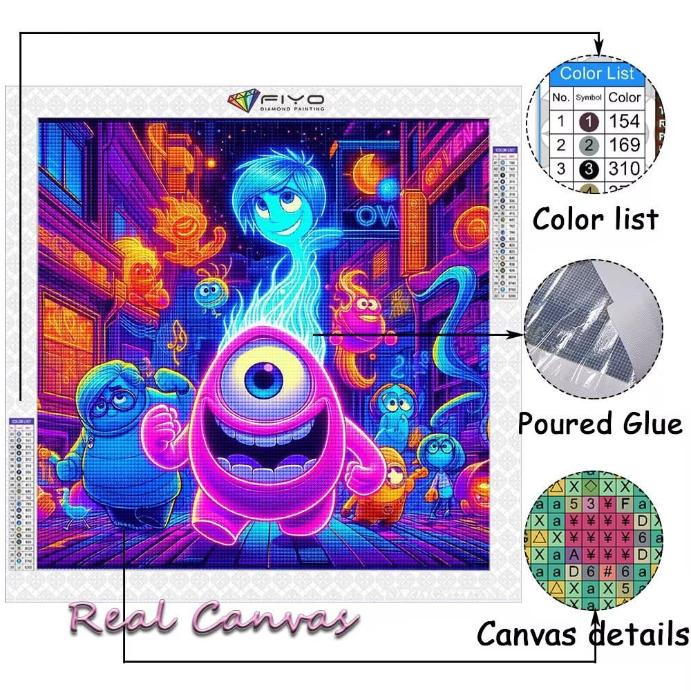 Diamond Painting Inside Out Diamond Embroidery New Arrival Cartoon Mosaic Picture Rhinestones Cross Stitch Home Decor