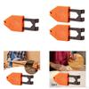 2 Pieces Anchor Hook Rope Clip Chalk Line Marker Carpenter Tools Temporary Fixing Accessory