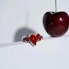 Exquisite Heart Enamel Adjustable Ring: Stylish, Versatile, and Creative for Women