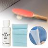 Table Tennis Racket Glue 1.69oz Professional Repair Maintenance with Sponge Brushes for Easy