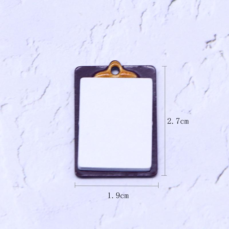 Miniature Dollhouse White Paper Writing Board for BJD Dolls
