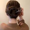 New Chinese fox deer artificial wooden hairpin simple temperament Guochao hairpin niche retro personalized hair accessories women