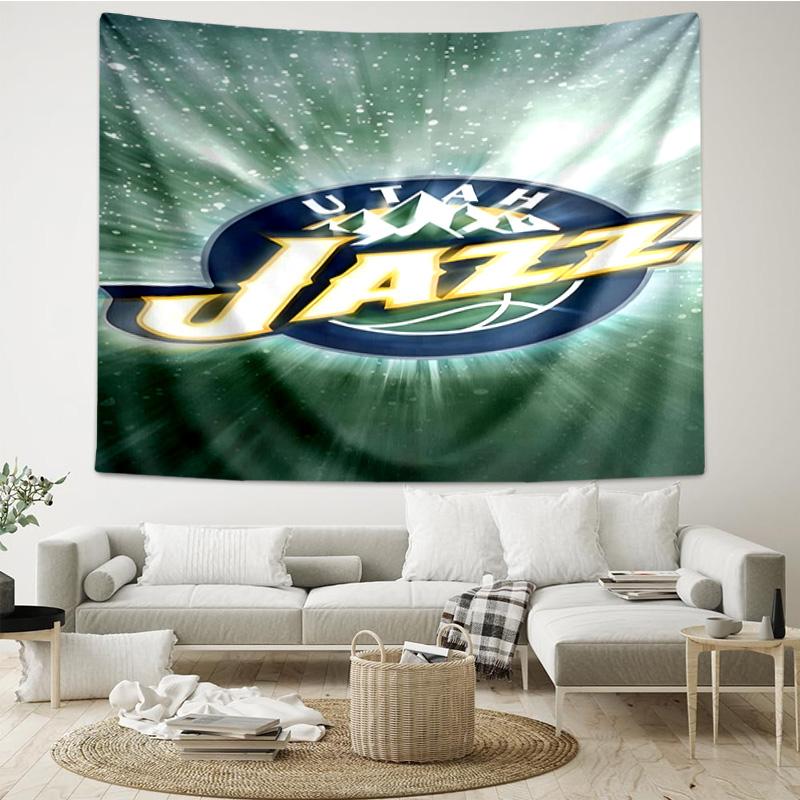 Jazz Basketball Team Quick-Dry Tapestry Hanging for Bedroom,Livingroom, Playroom,Decor Art Room Wall Tapestry Holiday and Birthday Gifts