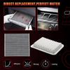 Engine And Cabin Air Filter Combo Set Compatible With Toyota Scion Pontiac Vehicle Corolla 2009- Matrix 2009-2014 Yaris 2006-2018, XD 2008-2014, Vibe