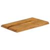 VidaXL Dessus de table 50x40x2,5 cm bord vivant bois massif manguier 370751