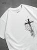 Camiseta Oversize con Estampado y2k