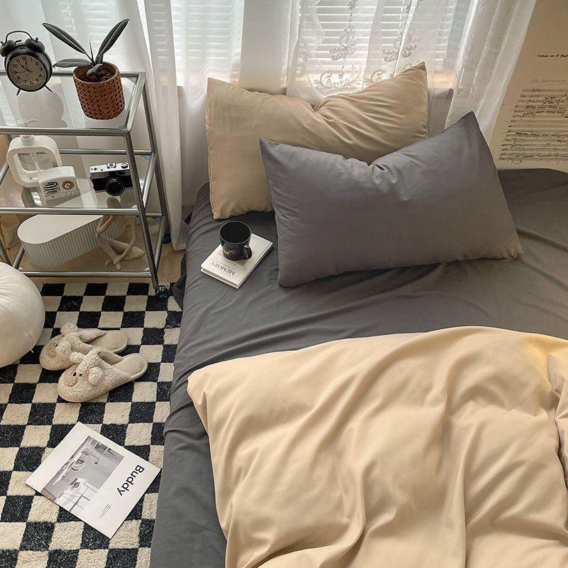 Duvet Cover Nordic Modern Fashion Washable Household Bedroom Dormitory Students Queen Bedding Skin-friendly Comfortable Textile