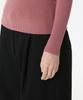 MUSINSA STANDARD WOMAN Women'S Ribbed Slim Turtleneck Knit [Red Bean]