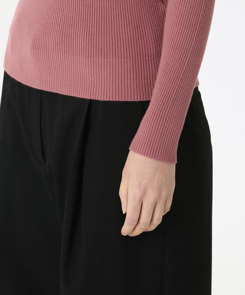 MUSINSA STANDARD WOMAN Women'S Ribbed Slim Turtleneck Knit [Red Bean]