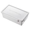 DEAN & DELUCA Lunch Box, Medium, White, Microwave and Dishwasher Safe, Compact and Simple, Perfect for Lunchboxes and New Homes