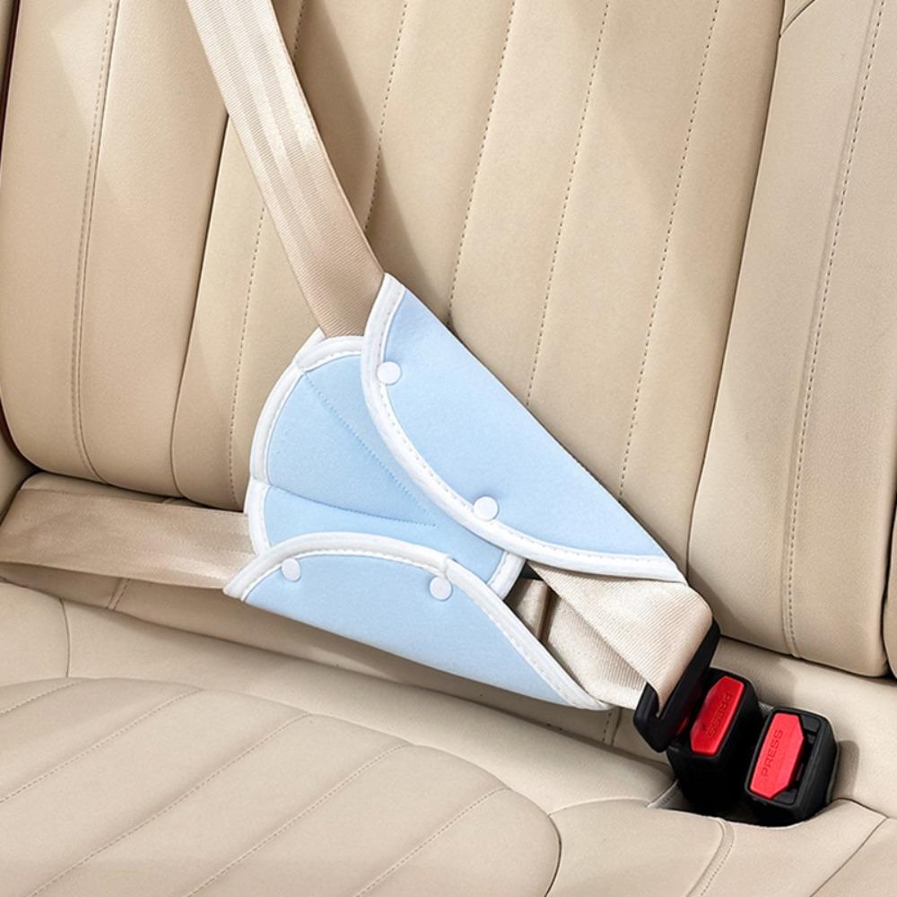 Adjustable Seat Belt Adjuster Anti-Pinch Car Seat Belt Cover Seat Belt Triangle Positioner Adults