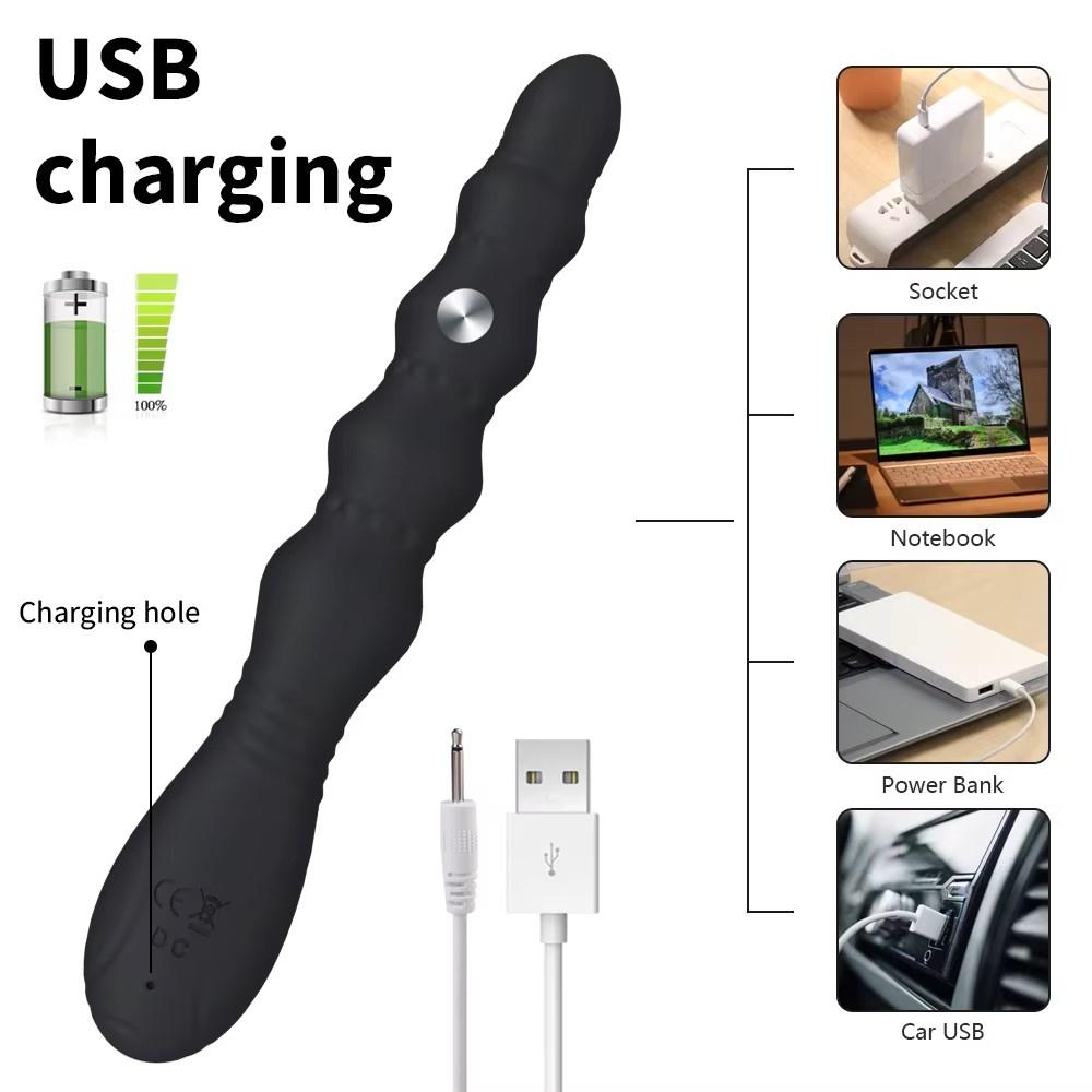 Adult Sex Toys Anal Plug G Spot Prostate Stimulation Anal Trainer Electric Shock Vibrator Anal Bead Adult Supplies for Women Men