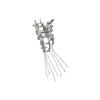 Metal Tassel Hair Clip Ponytail Holder Large Shark Clip Butterfly Rhinestone Hair Claw  Travel