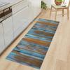 Imitation Wood Grain Stripe Kitchen Mat Entrance Doormat For Living Room Rug Home Bedroom Floor Hallway Balcony Anti-Slip Carpet