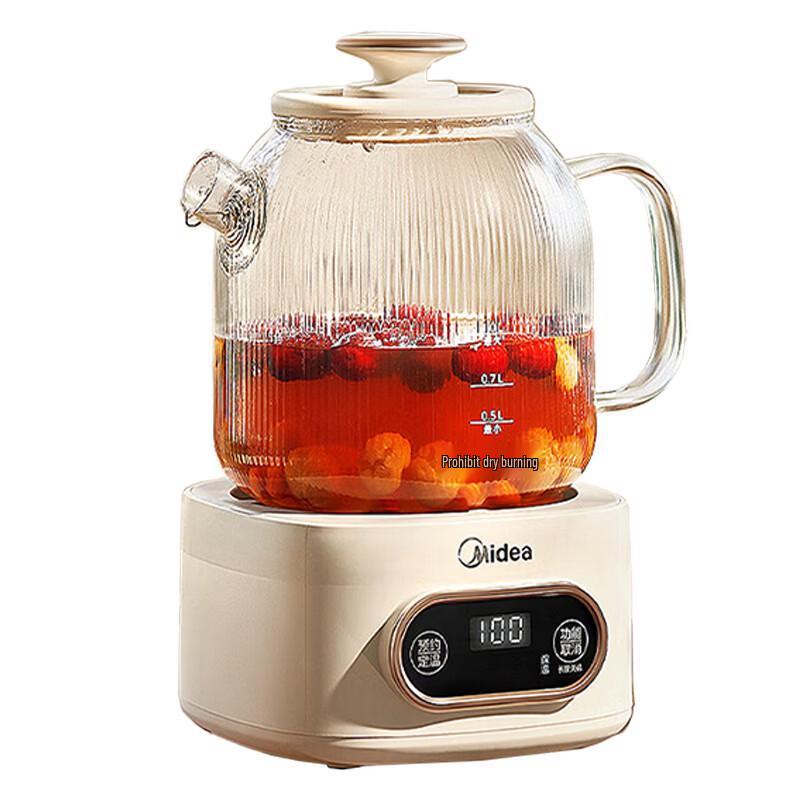 Midea 1L Smart Glass Health Preserving Kettle CN plug (adapter included)