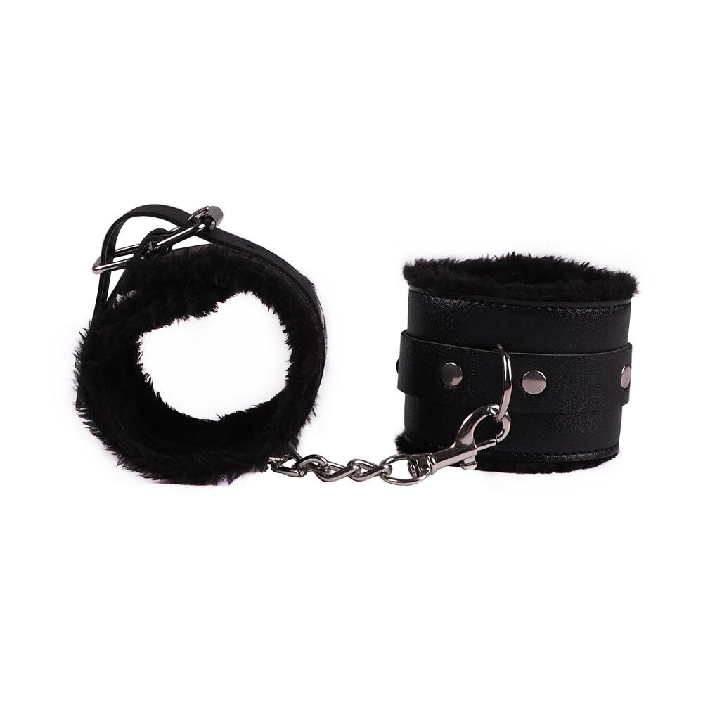Bdsm Bondage Kit of Leather Restraints Handcuffs Strap Adults Sex Game Toys for Couples Feather Flirting Sexy Erotic