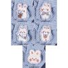 5 Pcs Cartoon Rabbits Embroidered Patches Iron On Patches Animal Repair Patches Sewing On Patches for Clothes Bag Jeans