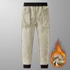 Winter Herren Sporthose Kleine Füße Gepolstert Verdickt Lammwollhose Warm Baumwollhose Slim Fit Kordelzug Herren Freizeithose