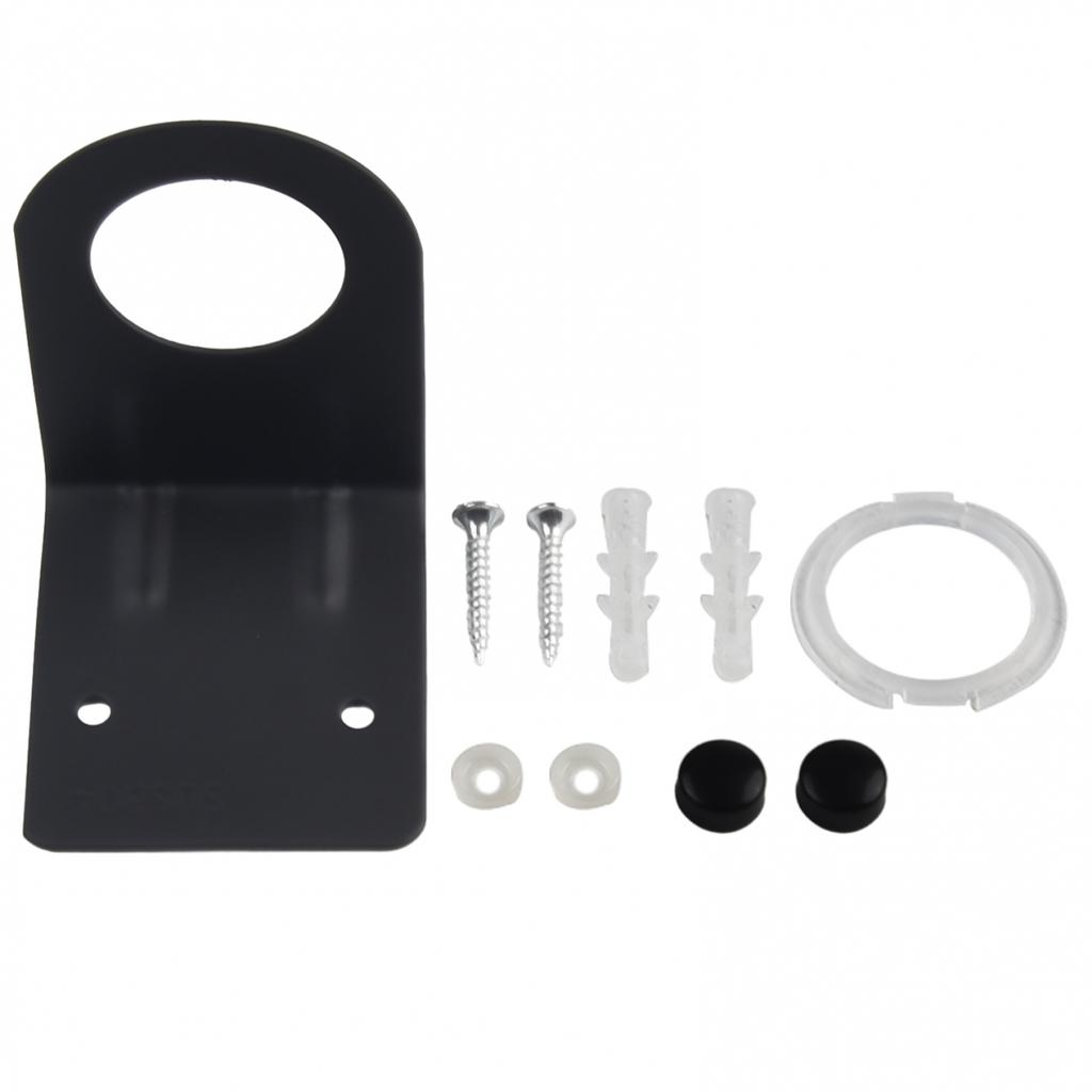 Duschflaschenhalter Shampooablagen Silber/Schwarz 1 Stück