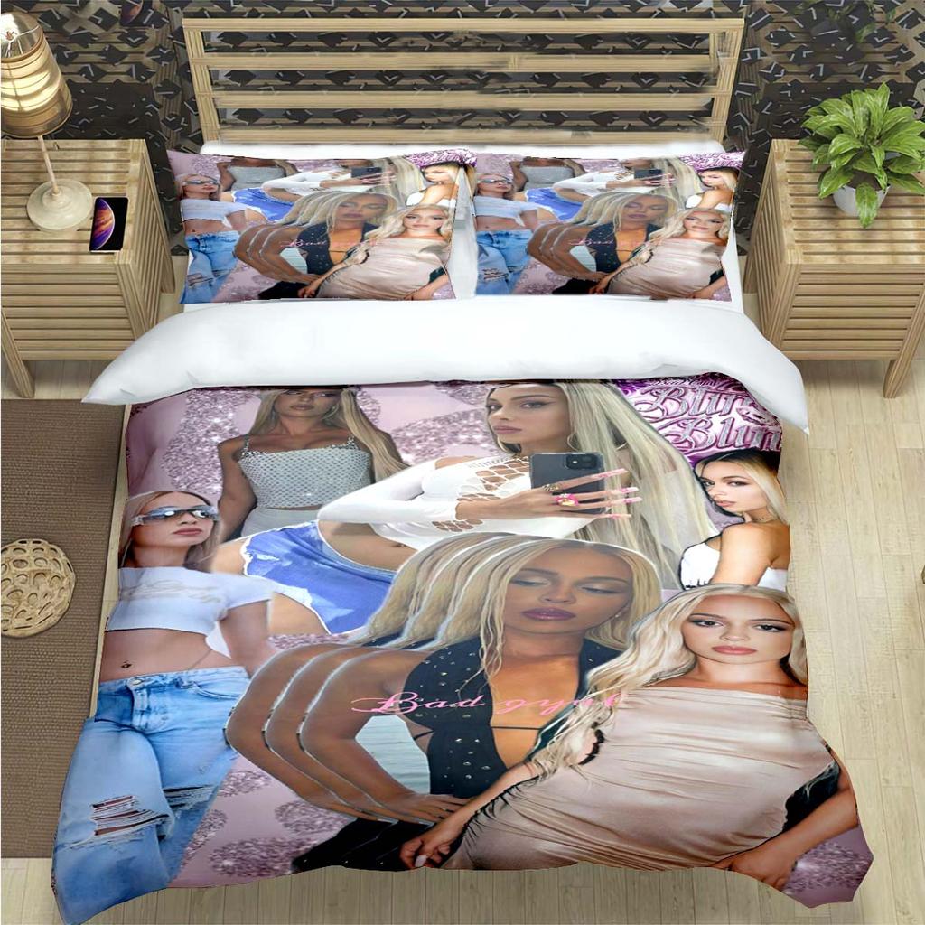 Fashion Spain Female Singer B-Bad G-Gyal Print Bedding Set Duvet Cover Comforter Bed Youth Kids Girl Boys Luxury Gift