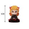 Q Version Demon Slayer Sitting Ghost Doll Tanjiro Nidouzi Inosuke Zenizu Figure Action Figure Movie Model Toys Doll