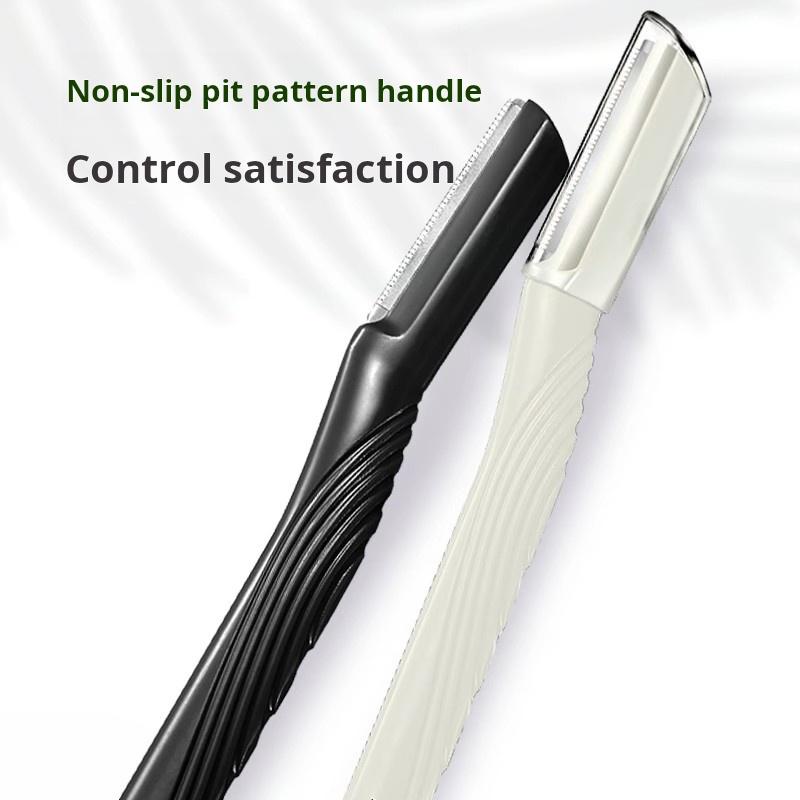 KOOBAPLUS 4-Piece Eyebrow Razor Set - Beginner-Friendly with Anti-Scratch Safety Guard