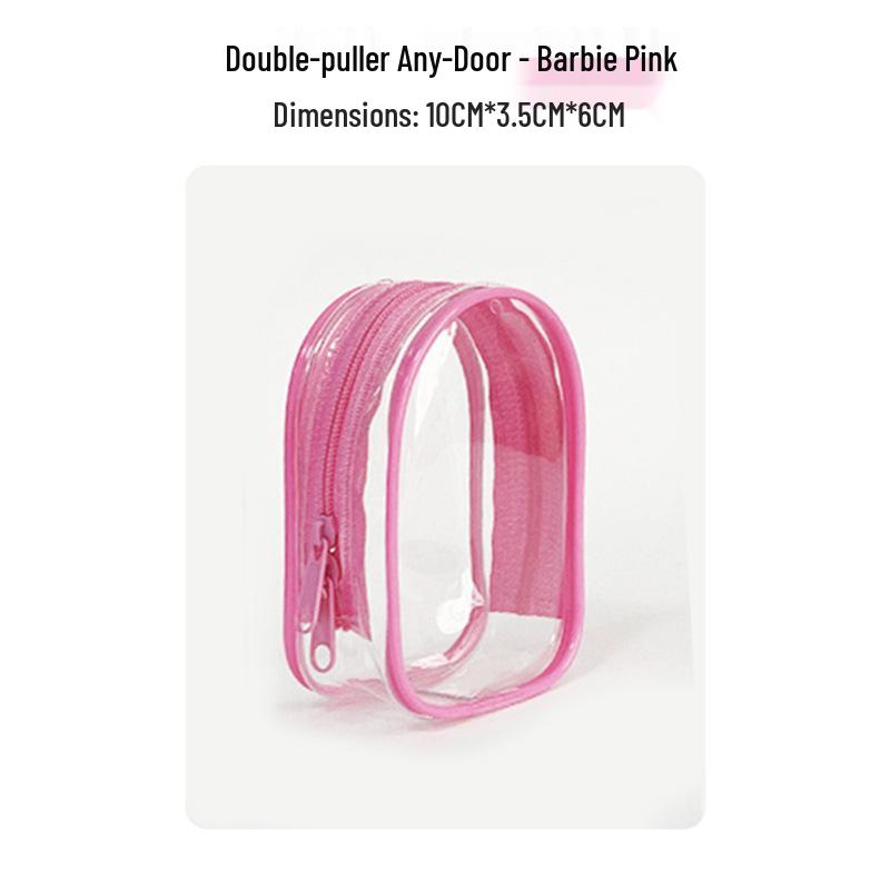 High-Transparency Double Zipper Blind Box Doll Bag - Outdoor PVC Itabag