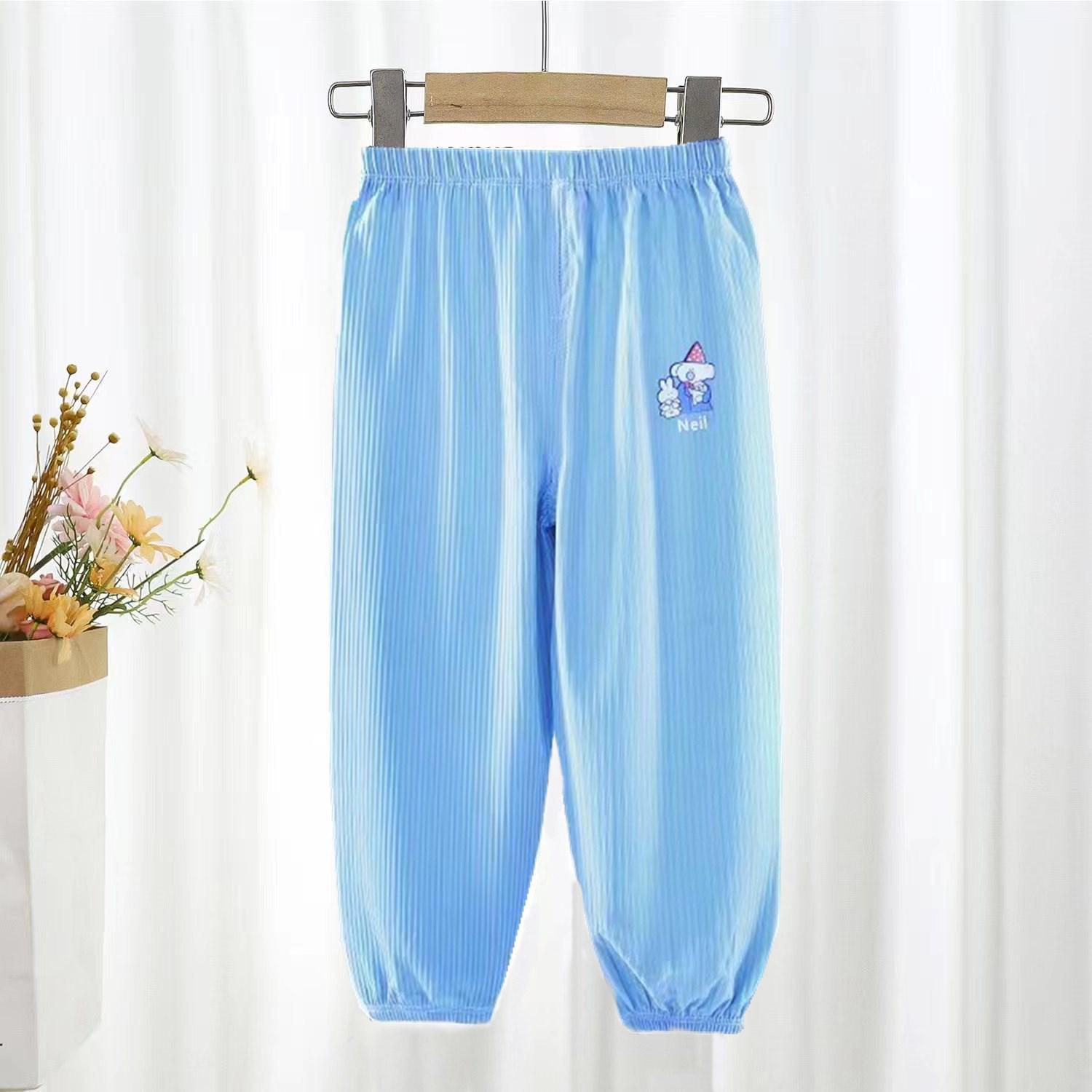 

Легкие летние брюки унисекс с защитой от комаров для детей 80cm синий