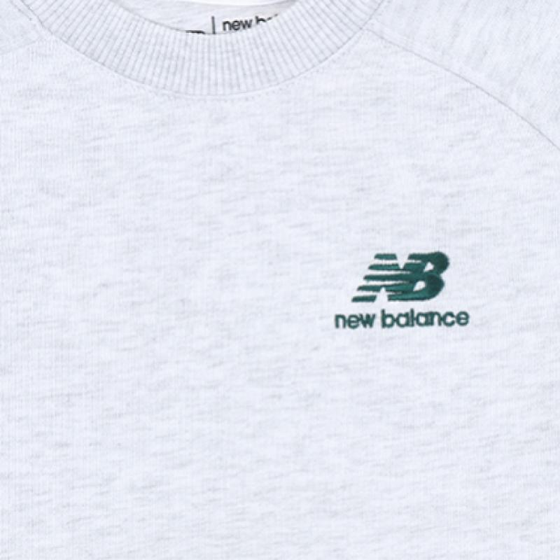 New Balance Kids 3pcs Sweat Setup  Melange Gray