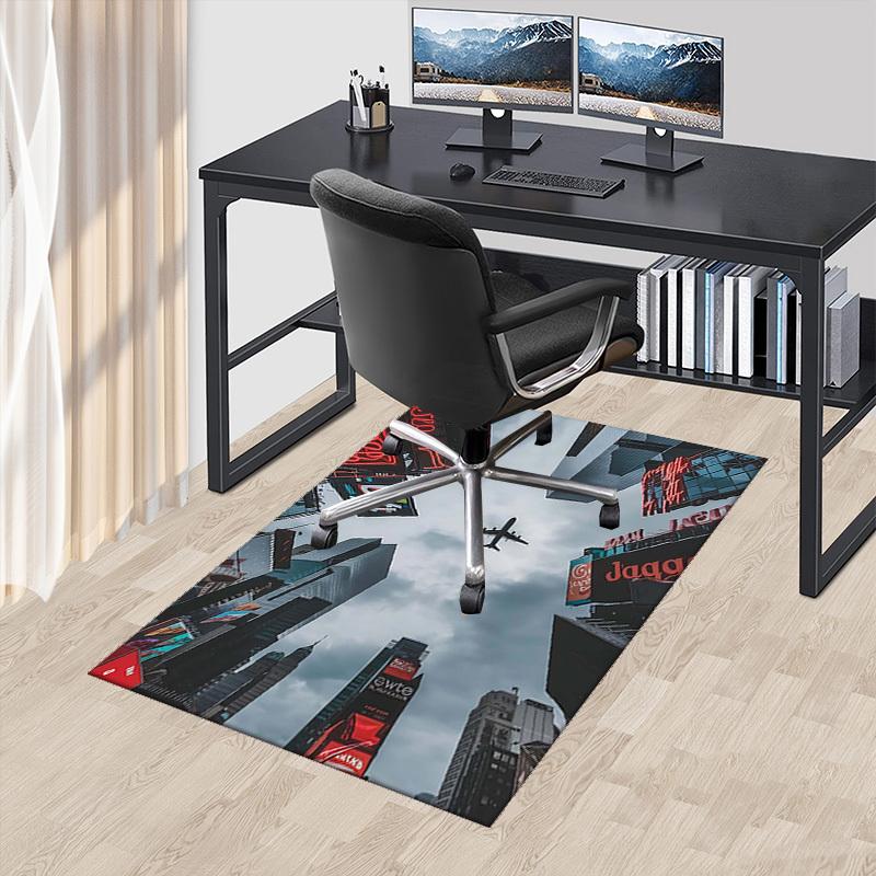 

1pc Anime Cartoon Design Chair Mat - Festival Gift for Office Chairs, All-Season Non-Slip Carpet Suitable for Offices, Home Décor, Living Rooms, Bedro 60cm by 90cm