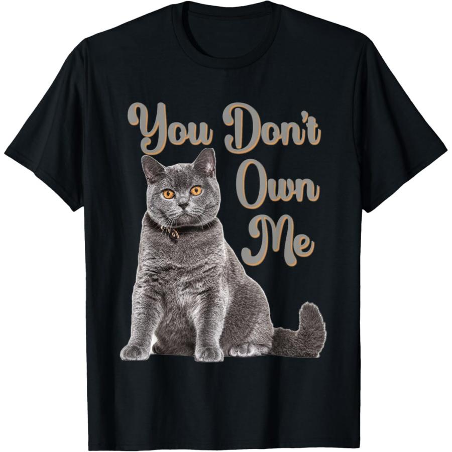 Британская короткошерстная кошка Любители кошек Забавная цитата Мама Папа Футболка S