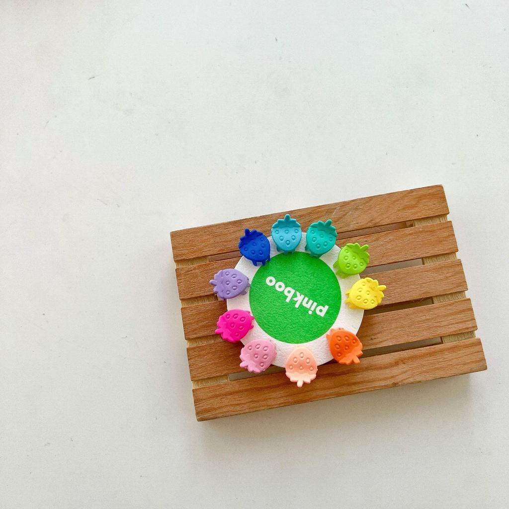 Smiley Face Cherry Hair Claw Clip for Girls