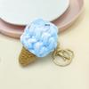 Cute Cartoon Ice Cream Keychain & Backpack Pendant - Fun Gift for Kids & Couples