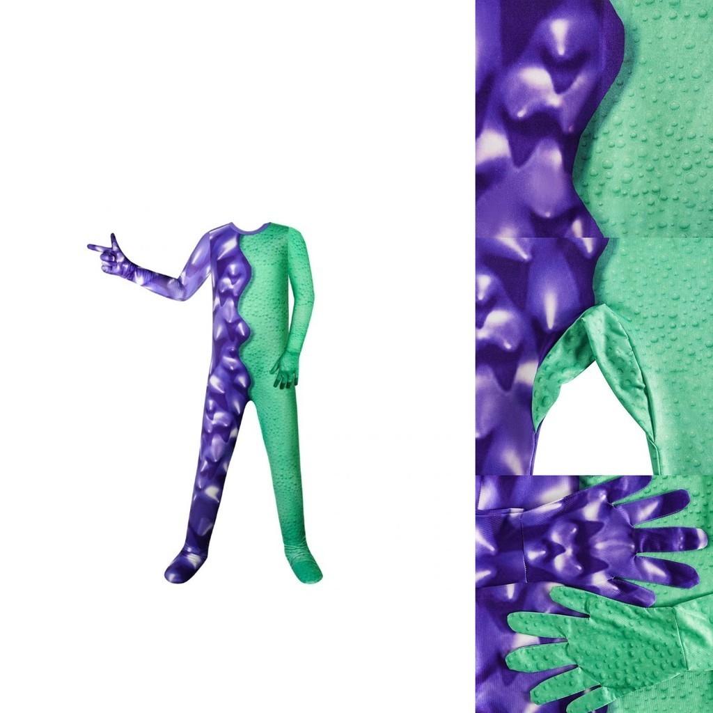 2023 Kinder Bühnenauftritt Kostüm Ld138 Lila Cartoon Garten Kostüm für Jungen und Mädchen