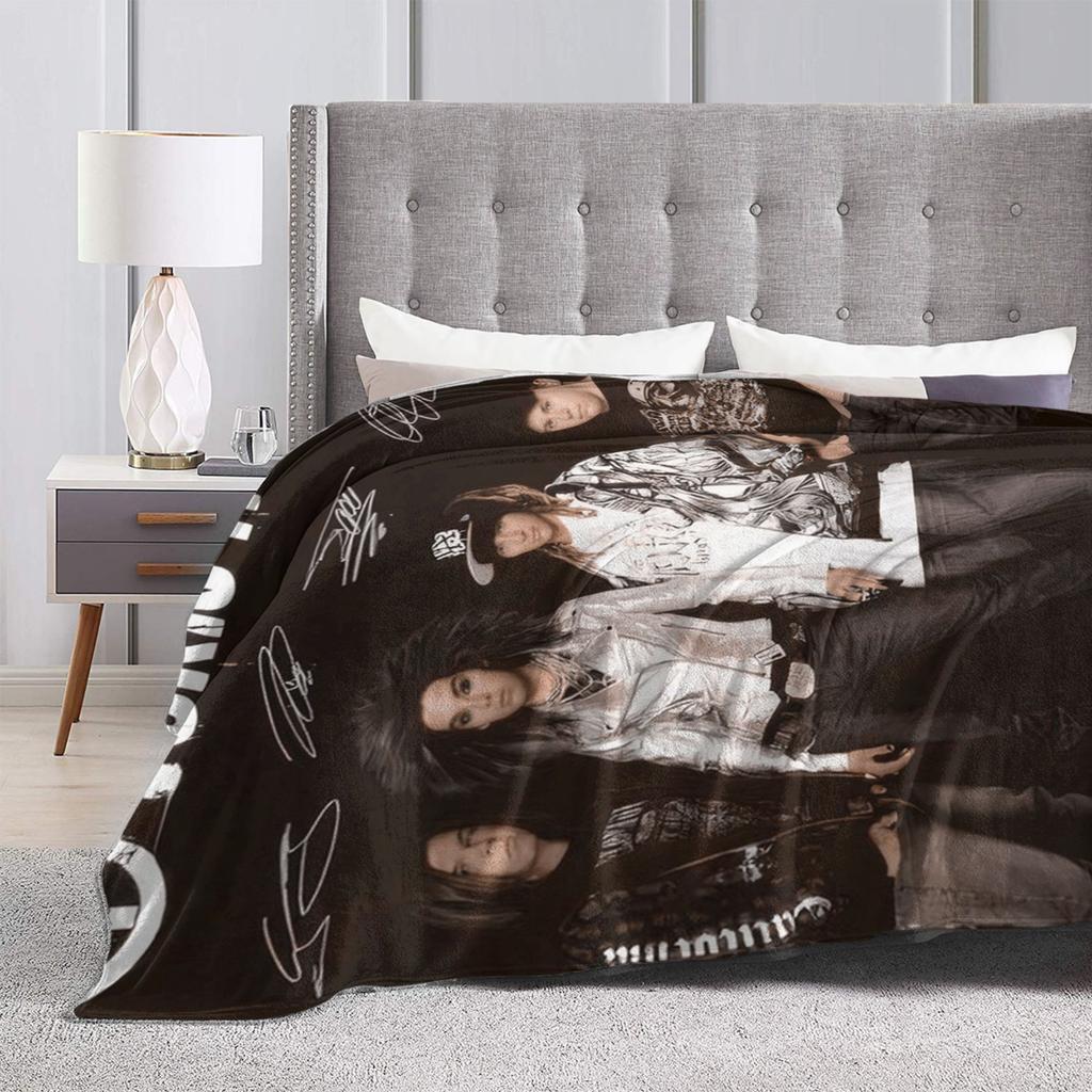 Tokio Hotel Flannel Blanket Spring Warm Bedding Throws for Kids Living Room Aesthetic Bedspread Sofa Bed Cover