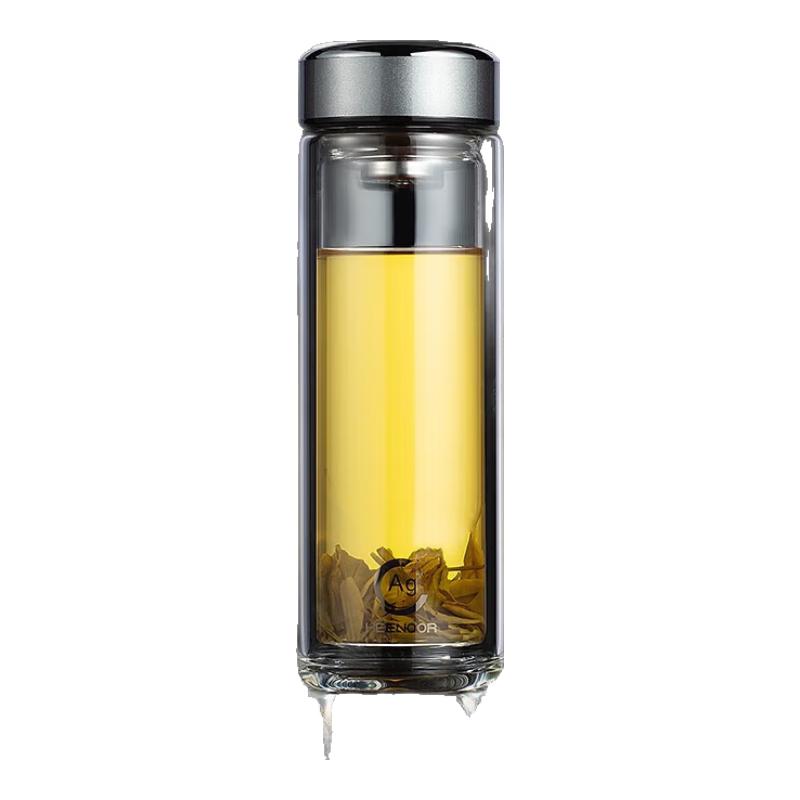 Xinuo Double-Wall Glass Tea Cup with Filter