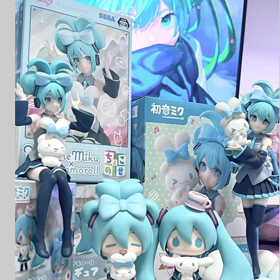 Cinnamoroll Piapro Characters Hatsune Miku Girls Toy Anime Adult Figure Game Action Collectible Model Doll PVC Poseable Articulated Scale Detailed