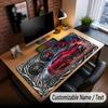 Decorative Artwork Theme Custom Mouse Pad Personalized With Name Text Customized Desk Mat For Office Home Decor