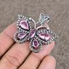 Pink Kunzite Gemstone Handmade 925 Sterling Silver Jewelry Pendant 1.65" KKG-86
